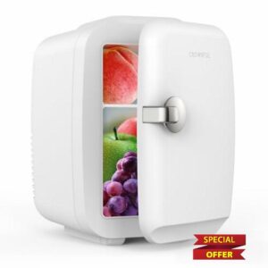 CROWNFUL Mini Fridge