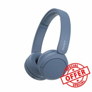 Sony WH-CH520 Wireless Bluetooth Headphones - up to 50 Hours Battery Life with Quick Charge
