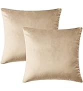 Hafaa Ochre Pillow Cases 2 Pack- Luxury Satin Pillowcases with Envelope Closure, Satin Pillowcase...