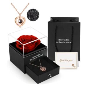 Gift Box with I Love You Necklace