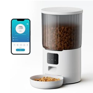 Timed Cat Food Dispenser with 10s Voice Recorder