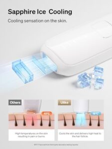 Air 3 IPL Hair Removal with Sapphire Ice-Cooling System for Nearly Painless & Long-Lasting Result