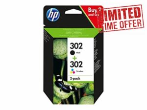 HP X4D37AE 302 Original Ink Cartridges