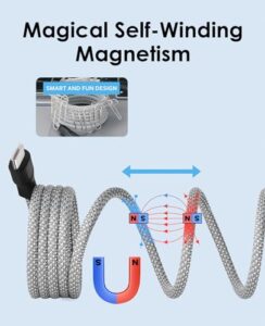 Magnetic USB C to USB C Cable 60W(3A)