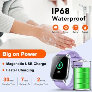 1.85" Inch HD Touch Screen Fitness Watch with Heart Rate Sleep Monitor