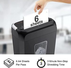 6 Sheet Cross Cut Shredder
