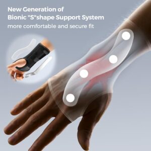 Adjustable Day Night Carpal Tunnel Wrist Splint for Men Women RSI