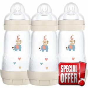 MAM Easy Start Self Sterilising Anti-Colic Bottle Pack of 3 (3 x 260 ml)
