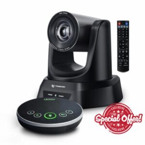 TONGVEO Conference Room Camera System with Bluetooth Microphone