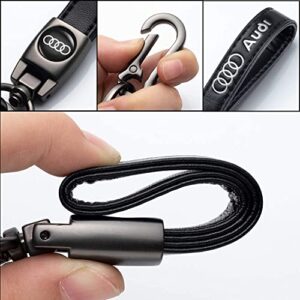 Tyre Valve Caps and Car Keychain for Audi A1 A3 RS3 A4 A5 A6 A7 RS7 A8 Q3 Q5 Q7 R8