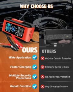 Fully Automatic Battery Charger with 7 Charge Stages