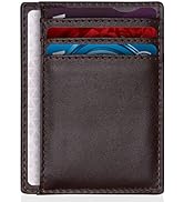 Hafaa Card Holder - Genuine Leather Minimalist Credit Card Holder - RFID Protection Technology - ...