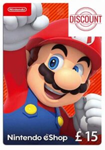 Nintendo eShop Card | 15 GBP voucher | Download Code | UK only | Switch