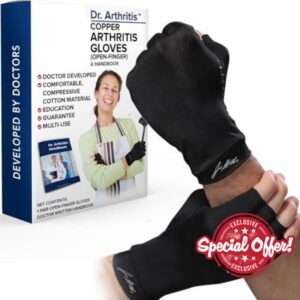 Dr. Arthritis Arthritis Copper Compression Gloves for Women and Men