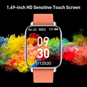 Fitness Tracker 1.69" Touch Screen Heart Rate Sleep Monitor