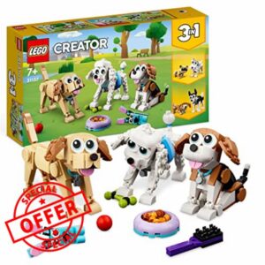 LEGO 31137 Creator 3 in 1 Adorable Dogs Set with Dachshund