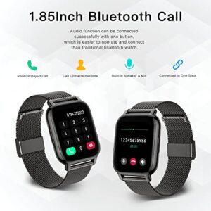 1.85" Smartwatch 2 Straps and Voice Assistant & Notification