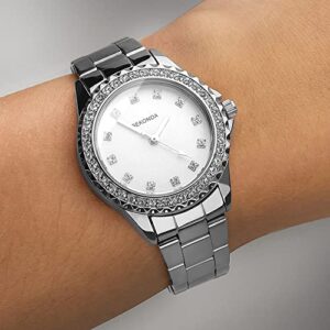 Analogue Display and Stainless Steel Bracele