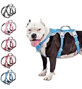 Huntboo Dog Harness, No Pull Harness for Dogs, Reflective and Adjustable Harness with 2 Metal D-R...