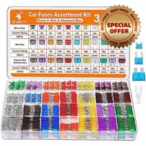 JOREST 300Pcs Car Fuse Assortment Kit