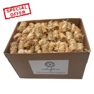 200-Natural Firelighters for Wood burners