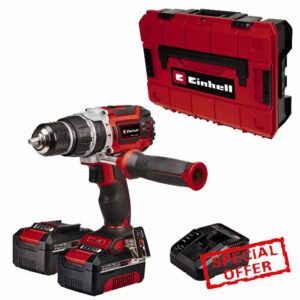 Einhell Power X-Change 60Nm Cordless Drill Driver With 2 Batteries And Charger - 18V Brushless 3-in-1 Combi Drill