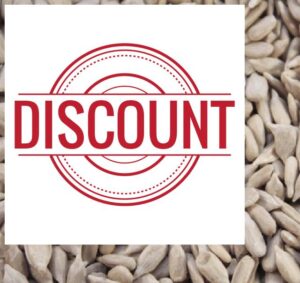 Sunflower Hearts 15kg Premium Wild Bird Food Seed