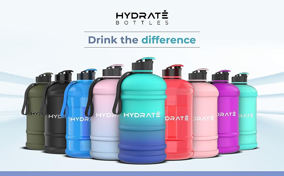 Hydrate Water bottle jug