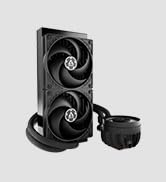ARCTIC Freezer 36 A-RGB- Single-tower CPU cooler with push-pull, two pressure-optimised 120 mm P ...