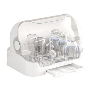 Dustproof Bottle Storage with Removable Drip Tray