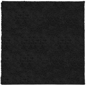 Modern Black Square Floor Carpet