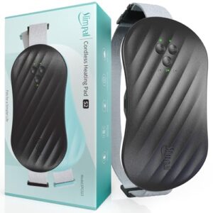 Portable Heat Pad for Menstrual Period Pain Relief Electric Cordless Heating Belt w/ 4 Heat Levels for Back