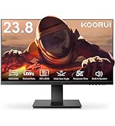 KOORUI 22 Inch Business Computer Monitor, FHD 1080p 75hz Desktop Monitor, Ultra Thin Eye Care Bez...