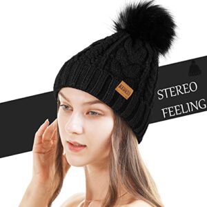 Thick Slouchy Snow Knit Chunky Baggy Skull Ski Cap