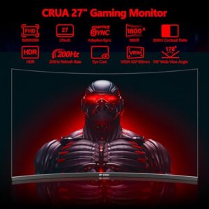 FHD 1920 * 1080P Frameless 1800R Computer Monitor