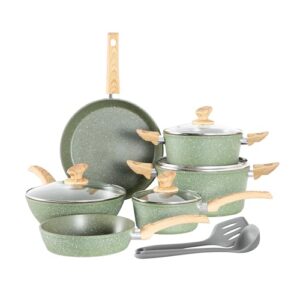Granite Green Pots and Pans Se
