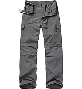Jessie Kidden Men's Outdoor Casual Quick Drying Lightweight Hiking Cargo Pants with 8 Pockets
