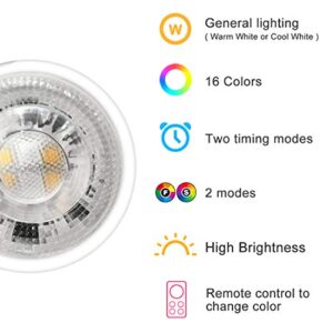 5W Colour Changing Spot Light Bulb