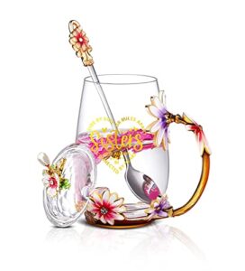 Elegant Flower Tea Cup Coffee Mug