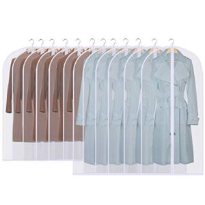 60 x 120cm/6pcs + 60 x 100cm/6pcs Dress Garment Bag with Zip in Wardrobes