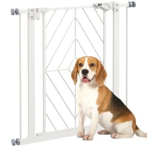 Dog Gate with Auto Closing Door