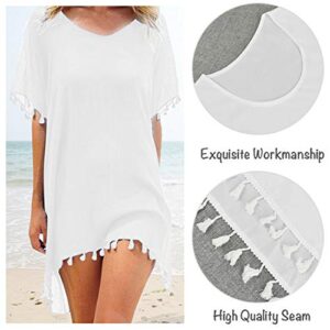 Womens Tassel Bikini Cover Up Swim Beach Dress
