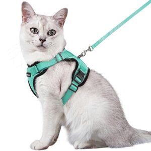 Escape Proof Kitten Harness with Cat Leash Metal Ring
