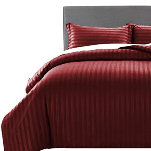 Reversible Hypoallergenic Soft Breathable Bed Covers (Burgundy