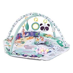 1/2set Ba-by Gym Mat - Ba-by Play Mat Floor Play Gym Mats Playmat | Sensory Gym Ba-by Mat Tod-dler Activity Gym | Ba-by Tummy Time with Toys | Ba-by Piano Gym Mat | Non-Slip Playmat for 3-12 Months