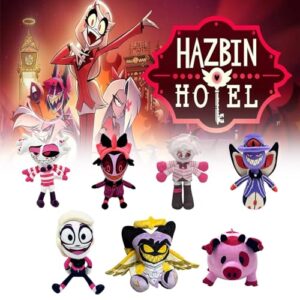 Angel Dust Cartoon Stuffed Figure Cute Stuffed Super Soft Sofa Pillow Gift for Game Fans