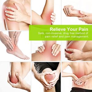 24 Modes TENS Unit Muscle Stimulator with 12pcs 2"x2" TENS Electrode Pads