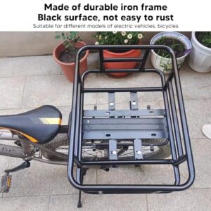 Iron Waterproof Bicycle Back Storage Basket for Adult