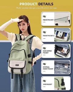 Laptop Casual Daypack College Secondary School Bags BookBag for Teenage Girls Boys Women Men…
