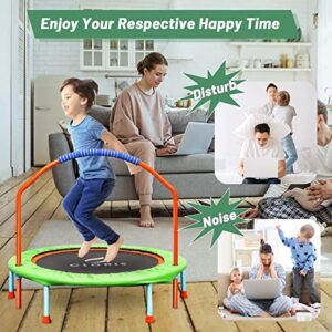 Rebounder with Adjustable Foam Handle Indoor/Outdoor Fitness Body Exercise